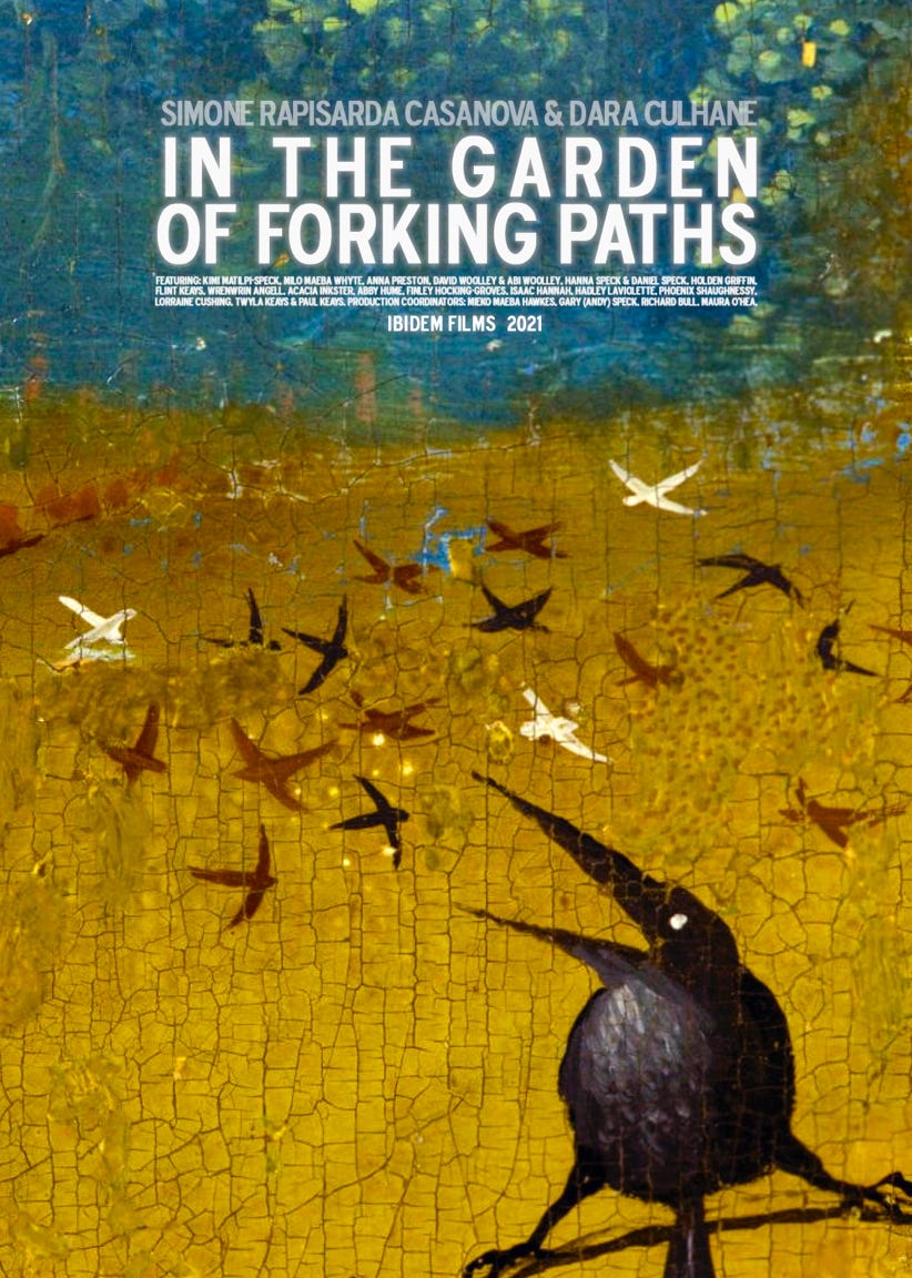 IN THE GARDEN OF FORKING PATHS film poster