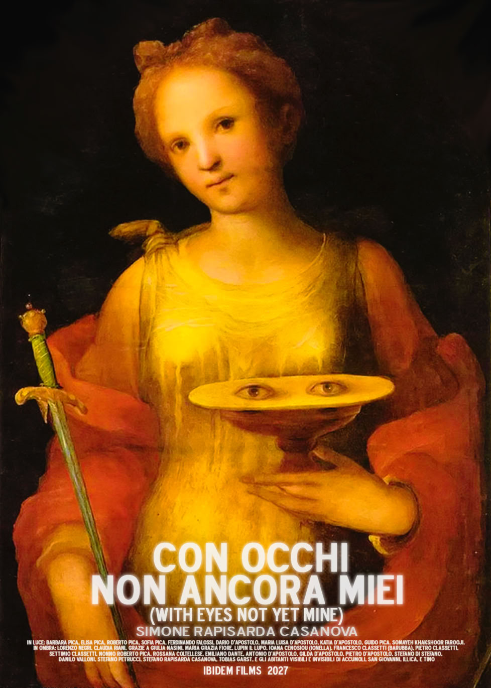 CON OCCHI NON ANCORA MIEI (WITH EYES NOT YET MINE) film poster